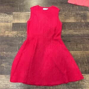 Eliza J Textured Sleeveless Pink Dress